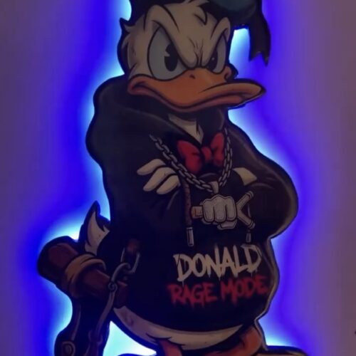 LSZSARIES™ DONALD RAGE MODE Wall Decor Neon Sign