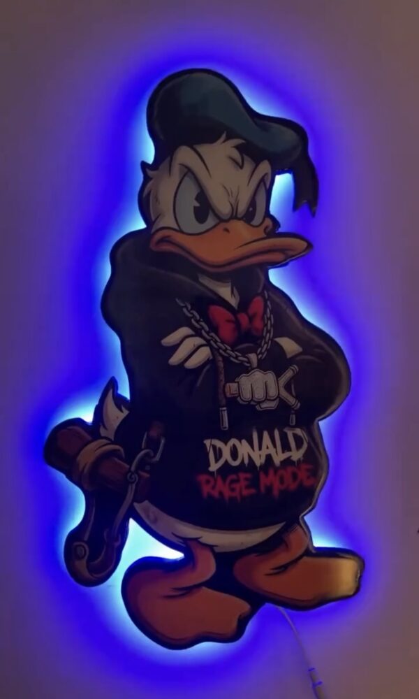 LSZSARIES™ DONALD RAGE MODE Wall Decor Neon Sign