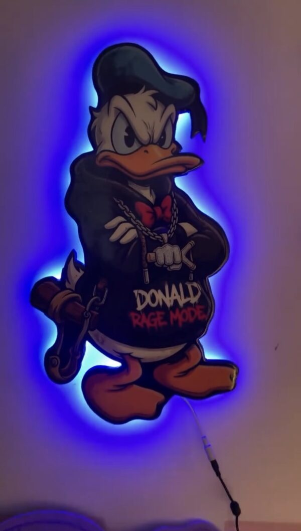 LSZSARIES™ DONALD RAGE MODE Wall Decor Neon Sign