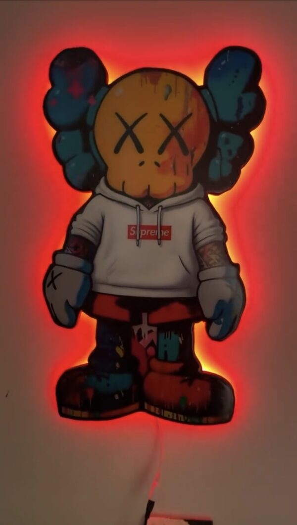 LSZSARIES™ KAWS LED Wall Sign Street Art Neon Sign