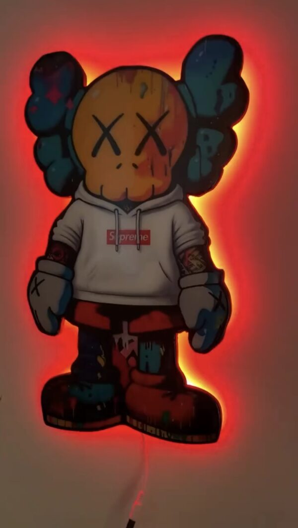 LSZSARIES™ KAWS LED Wall Sign Street Art Neon Sign