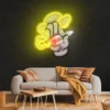 LSZSARIES™ Hand Smoke Artwork Mystic Modern Neon Sign