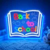 LSZSARIES™ Back to School Book Wall Decor Neon Sign