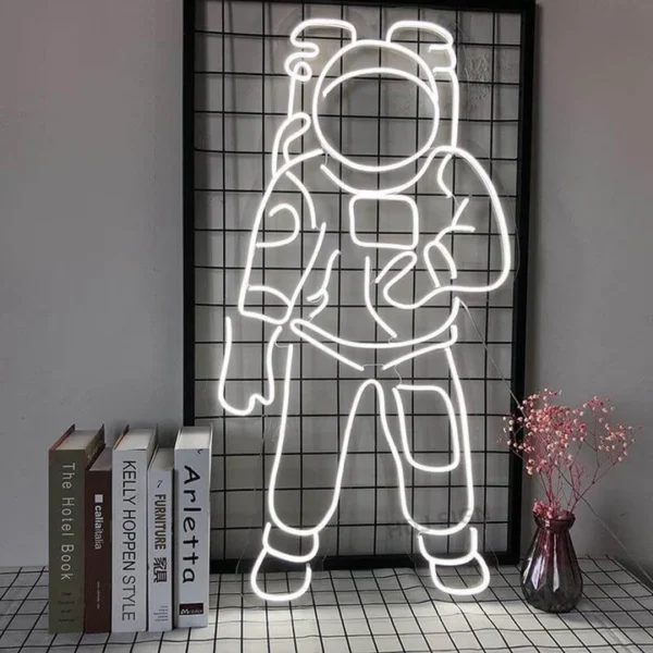 LSZSARIES™ Astronaut Spaceman Space Neon Sign