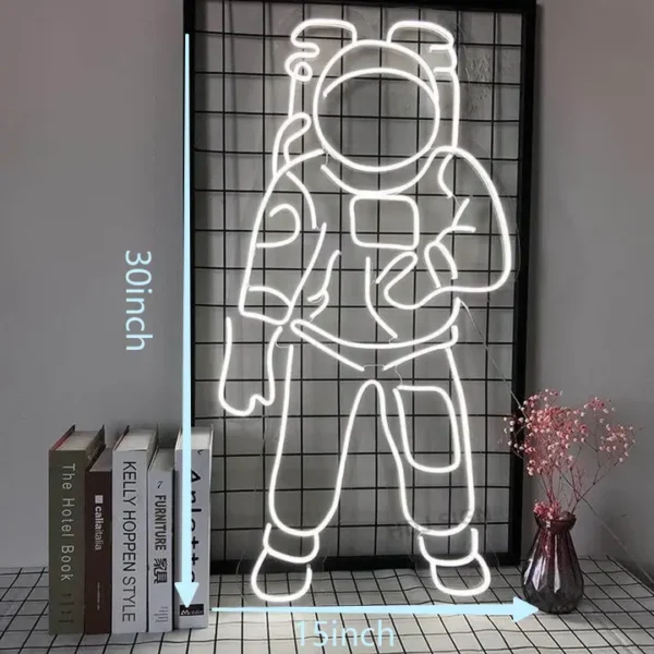 LSZSARIES™ Astronaut Spaceman Space Neon Sign