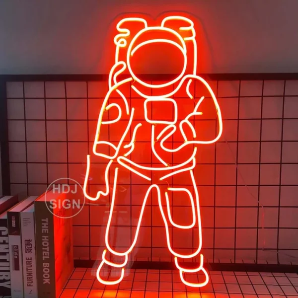 LSZSARIES™ Astronaut Spaceman Space Neon Sign