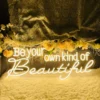 Be Your Own Kind Of Beautiful Salon LSZSARIES™ Be Your Own Kind Of Beautiful Salon Neon Sign