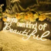 Be Your Own Kind Of Beautiful Salon LSZSARIES™ Be Your Own Kind Of Beautiful Salon Neon Sign