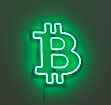 Bitcoin Home LSZSARIES™ Bitcoin Home Wall Decor Neon Sign
