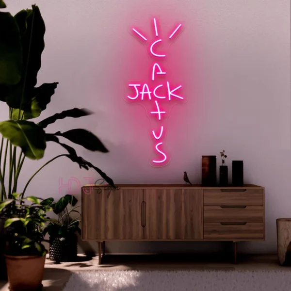 LSZSARIES™ Cactus Jack Logo Wall Decor Neon Sign