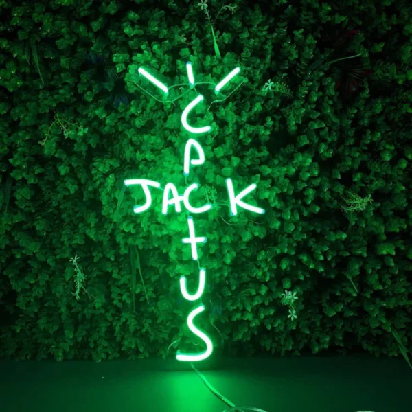 LSZSARIES™ Cactus Jack Logo Wall Decor Neon Sign