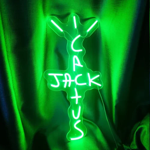 LSZSARIES™ Cactus Jack Logo Wall Decor Neon Sign