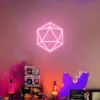 LSZSARIES™ D20 Dice Gaming Room Decor Neon Sign