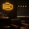 Version 1.0.0 LSZSARIES™ Check Engine Light Neon Sign(Lemon Yellow)