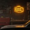 Version 1.0.0 LSZSARIES™ Check Engine Light Neon Sign(Lemon Yellow)