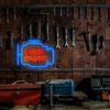 Version 1.0.0 LSZSARIES™ Check Engine Light Neon Sign(Ice Blue)